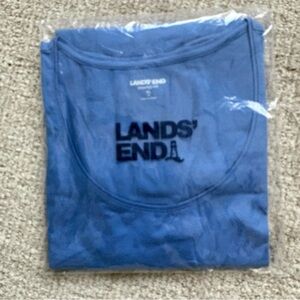 Lands' End Vibrant Blue T-Shirt